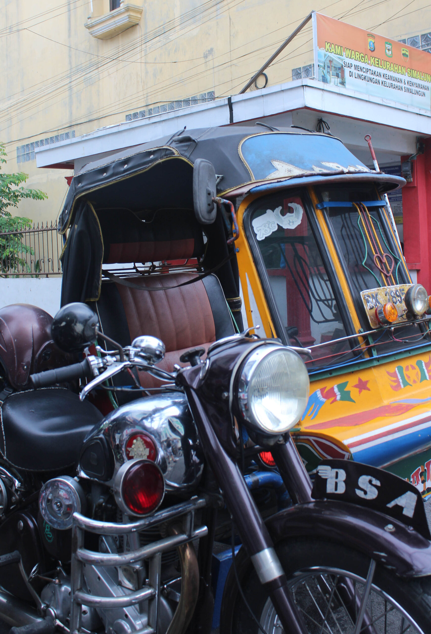 Becak BSA, transportasi ikonik khas kota Pematangsiantar yang terkenal di seluruh Sumatera Utara